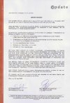 Zeugnis Fa. update Sales GmbH